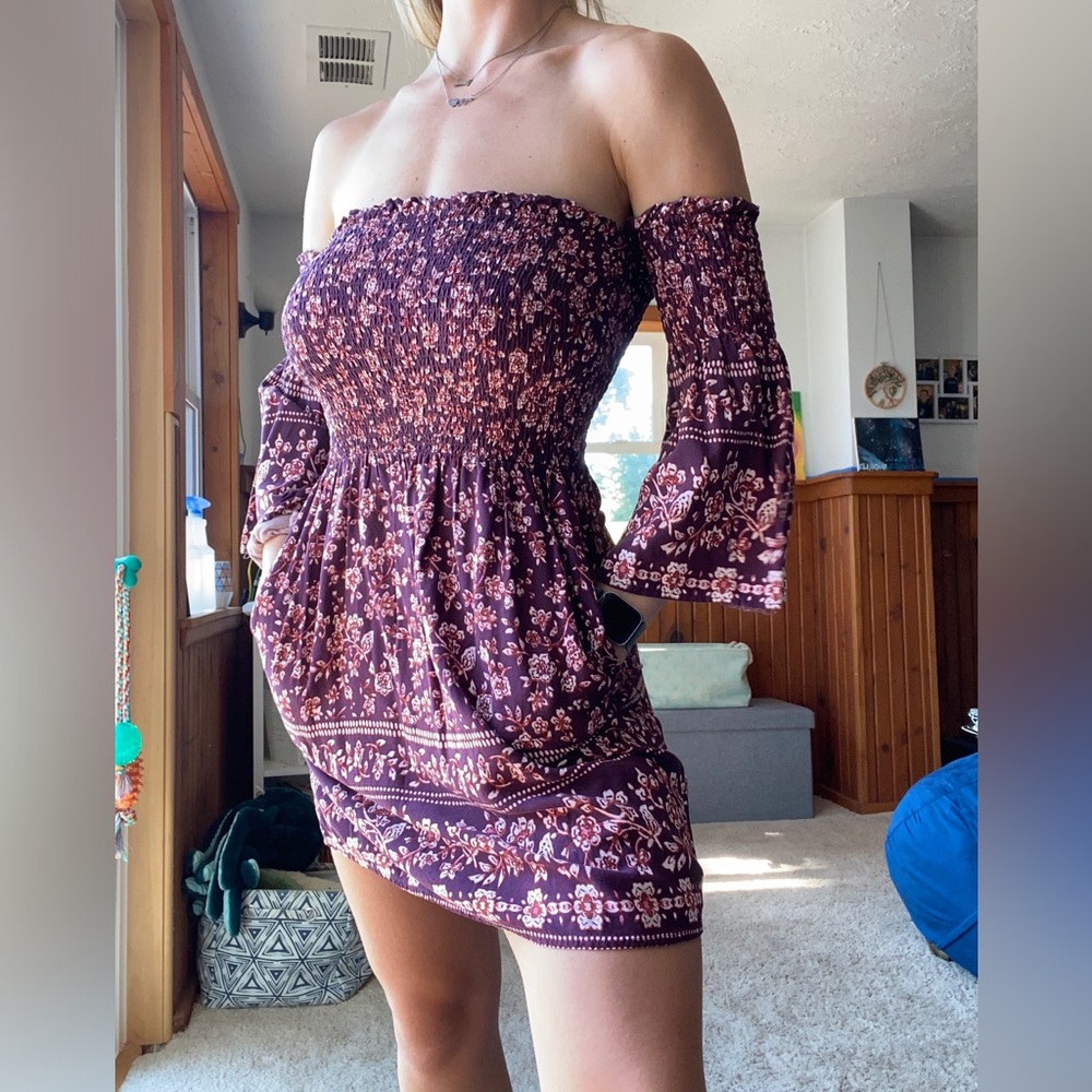 Off the shoulder dress